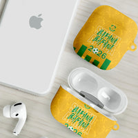 South Africa Soccer 2026 AirPods Case Bafana Bafana Kaofela Protea Yellow