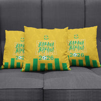 South Africa Soccer 2026 Pillow Cover Bafana Bafana Kaofela Protea Yellow
