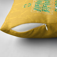 South Africa Soccer 2026 Pillow Cover Bafana Bafana Kaofela Protea Yellow