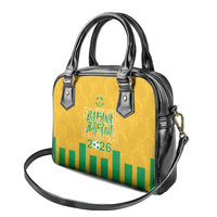 South Africa Soccer 2026 Shoulder Handbag Bafana Bafana Kaofela Protea Yellow