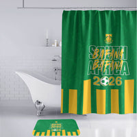 South Africa Soccer 2026 Bathroom Set Bafana Bafana Kaofela Protea Green