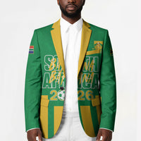 South Africa Soccer 2026 Custom Blazer Bafana Bafana Kaofela Protea Green
