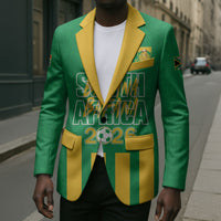 South Africa Soccer 2026 Custom Blazer Bafana Bafana Kaofela Protea Green