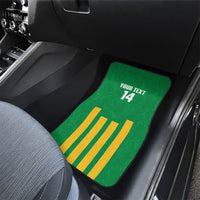 South Africa Soccer 2026 Custom Car Mats Bafana Bafana Kaofela Protea Green