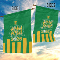South Africa Soccer 2026 Garden Flag Bafana Bafana Kaofela Protea Green