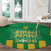 South Africa Soccer 2026 Round Carpet Bafana Bafana Kaofela Protea Green