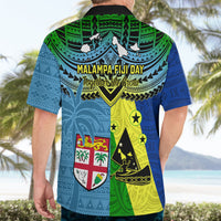 Malampa Fiji Day Hawaiian Shirt Together We Grow Proud Polynesian Tapa Artsy - Wonder Print Shop