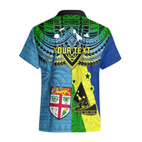 Custom Malampa Fiji Day Hawaiian Shirt Together We Grow Proud Polynesian Tapa Artsy - Wonder Print Shop