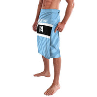 Custom Botswana Cricket Lavalava Go Baggy Blues Zebra Mascot - Wonder Print Shop