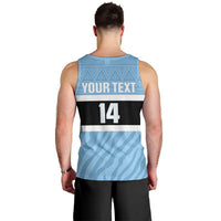 Custom Botswana Cricket Men Tank Top Go Baggy Blues Zebra Mascot - Wonder Print Shop