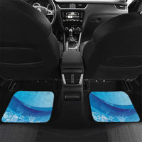 Personalised Bosnia and Herzegovina Independence Day Car Mats Lilium Bosniacum With Eagle Curve Style - Wonder Print Shop