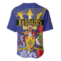 Barbados Independence Day Baseball Jersey 30 November Brown Pelican With Trident - Wonder Print Shop