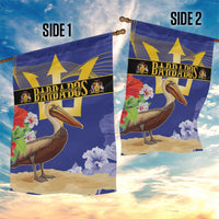 Barbados Independence Day Garden Flag 30 November Brown Pelican With Trident - Wonder Print Shop