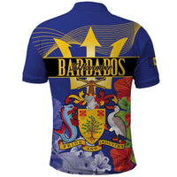 Barbados Independence Day Polo Shirt 30 November Brown Pelican With Trident - Wonder Print Shop