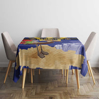 Barbados Independence Day Tablecloth 30 November Brown Pelican With Trident - Wonder Print Shop