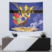 Barbados Independence Day Tapestry 30 November Brown Pelican With Trident - Wonder Print Shop