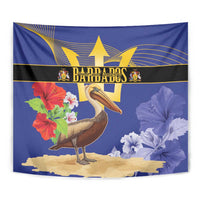 Barbados Independence Day Tapestry 30 November Brown Pelican With Trident - Wonder Print Shop