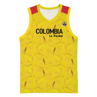 Colombia Football Custom Basketball Jersey 2026 Butterflies Orange-barred Sulphur - Wonder Print Shop