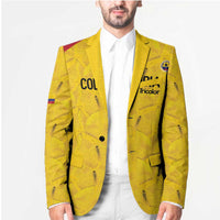 Colombia Football Custom Blazer 2026 Butterflies Orange-barred Sulphur - Wonder Print Shop