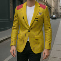 Colombia Football Custom Blazer 2026 Butterflies Orange-barred Sulphur - Wonder Print Shop