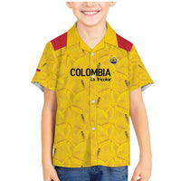 Colombia Football Custom Family Matching Mermaid Dress and Hawaiian Shirt 2026 Butterflies Orange-barred Sulphur - Wonder Print Shop