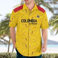 Colombia Football Custom Hawaiian Shirt 2026 Butterflies Orange-barred Sulphur - Wonder Print Shop