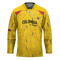 Colombia Football Custom Hockey Jersey 2026 Butterflies Orange-barred Sulphur - Wonder Print Shop