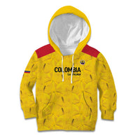 Colombia Football Custom Kid Hoodie 2026 Butterflies Orange-barred Sulphur - Wonder Print Shop