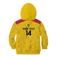 Colombia Football Custom Kid Hoodie 2026 Butterflies Orange-barred Sulphur - Wonder Print Shop