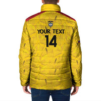 Colombia Football Custom Padded Jacket 2026 Butterflies Orange-barred Sulphur - Wonder Print Shop