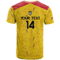 Colombia Football Custom T Shirt 2026 Butterflies Orange-barred Sulphur - Wonder Print Shop