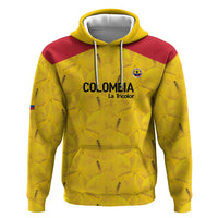 Colombia Football Custom Zip Hoodie 2026 Butterflies Orange-barred Sulphur - Wonder Print Shop