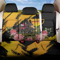 Australia Melbourne Cup Day Back Car Seat Cover Horse Racing Trophy With Roses - Wonder Print Shop