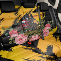 Australia Melbourne Cup Day Back Car Seat Cover Horse Racing Trophy With Roses - Wonder Print Shop