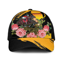 Australia Melbourne Cup Day Baseball Net Cap Horse Racing Trophy With Roses - Wonder Print Shop
