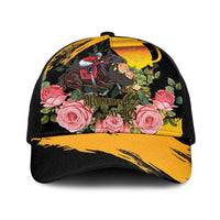 Australia Melbourne Cup Day Baseball Net Cap Horse Racing Trophy With Roses - Wonder Print Shop