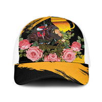 Australia Melbourne Cup Day Baseball Net Cap Horse Racing Trophy With Roses - Wonder Print Shop