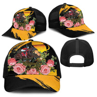 Australia Melbourne Cup Day Baseball Net Cap Horse Racing Trophy With Roses - Wonder Print Shop