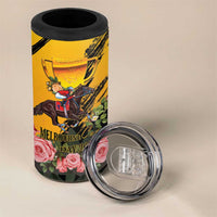 Personalised Australia Melbourne Cup Day 4 in 1 Can Cooler Tumbler Horse Racing Trophy With Roses - Wonder Print Shop