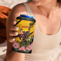 Personalised Australia Melbourne Cup Day 4 in 1 Can Cooler Tumbler Horse Racing Trophy With Roses - Wonder Print Shop