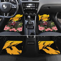 Australia Melbourne Cup Day Car Mats Horse Racing Trophy With Roses - Wonder Print Shop