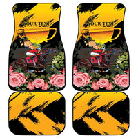 Australia Melbourne Cup Day Car Mats Horse Racing Trophy With Roses - Wonder Print Shop