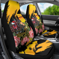 Australia Melbourne Cup Day Car Seat Cover Horse Racing Trophy With Roses - Wonder Print Shop