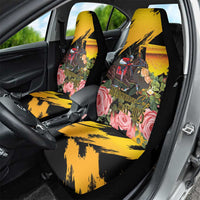Australia Melbourne Cup Day Car Seat Cover Horse Racing Trophy With Roses - Wonder Print Shop