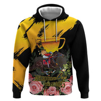 Personalised Australia Melbourne Cup Day Hoodie Horse Racing Trophy With Roses - Wonder Print Shop