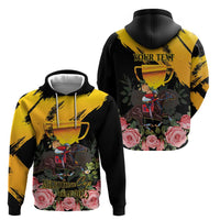 Personalised Australia Melbourne Cup Day Hoodie Horse Racing Trophy With Roses - Wonder Print Shop