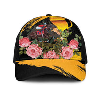 Australia Melbourne Cup Day Mesh Trucker Cap Horse Racing Trophy With Roses - Wonder Print Shop