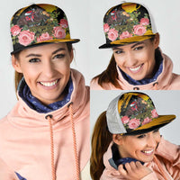Australia Melbourne Cup Day Mesh Trucker Cap Horse Racing Trophy With Roses - Wonder Print Shop