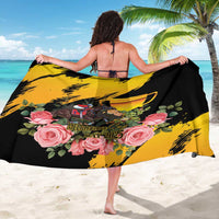Australia Melbourne Cup Day Sarong Horse Racing Trophy With Roses - Wonder Print Shop