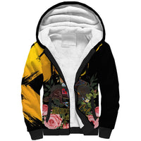 Personalised Australia Melbourne Cup Day Sherpa Hoodie Horse Racing Trophy With Roses - Wonder Print Shop